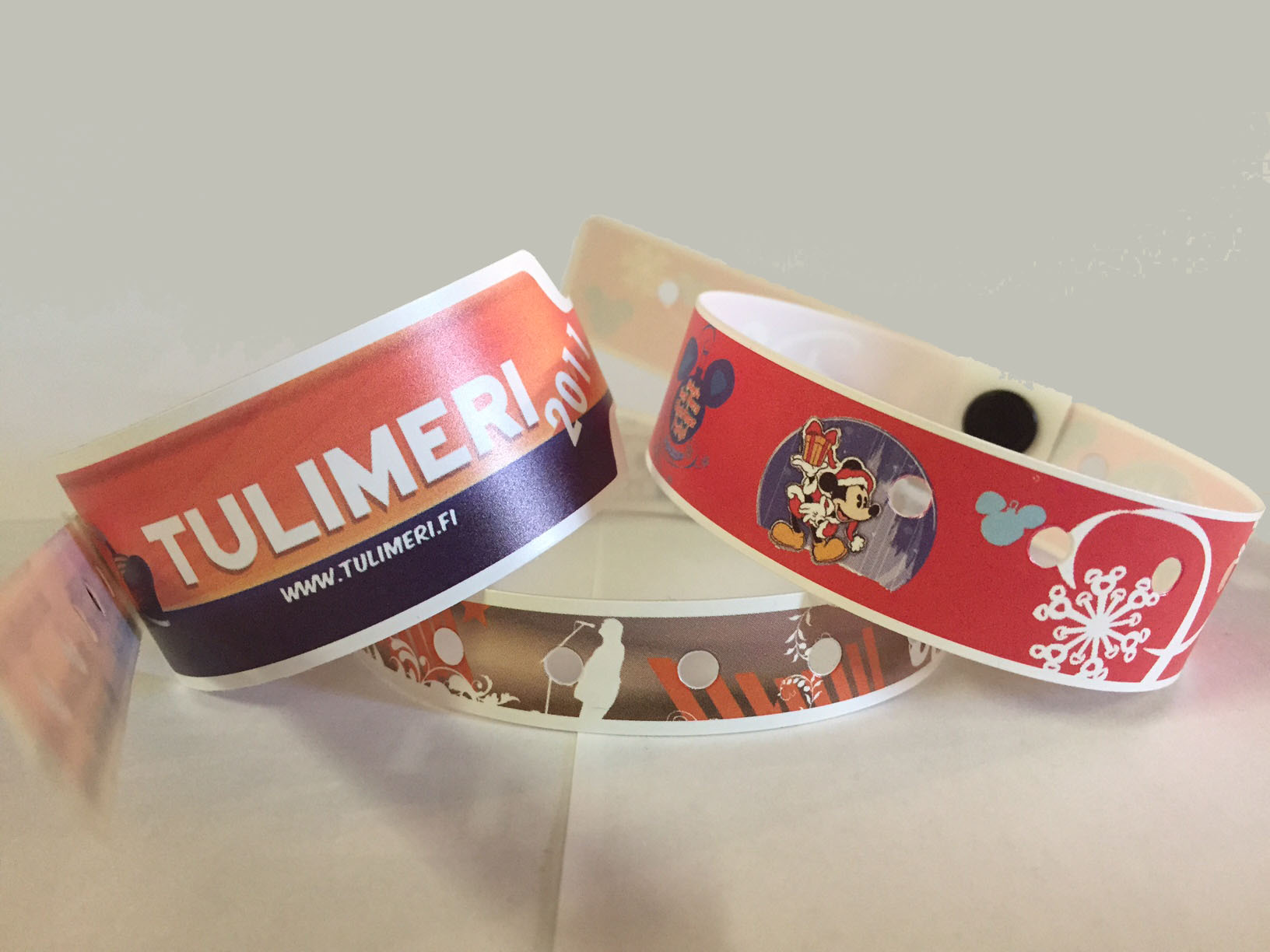 Full color vinyl wristbands