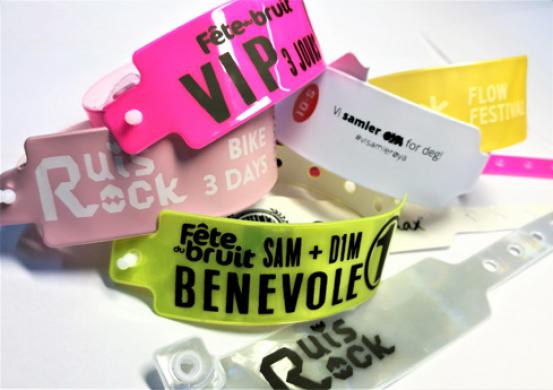 Vinyl Wideface Wristband