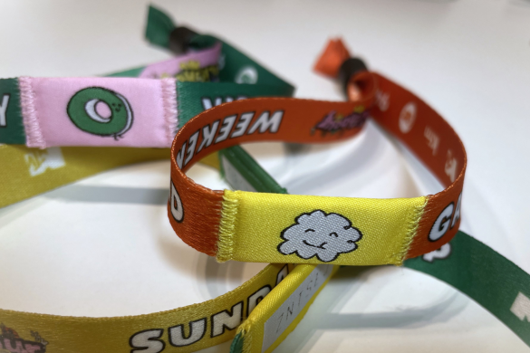 Embedded RFID/NFC Fabric Wristband