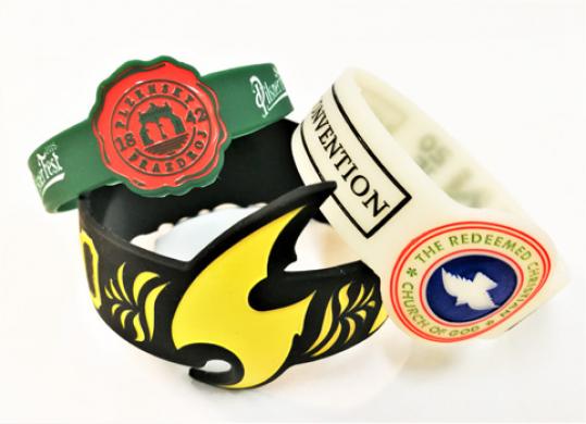 Custom Shaped Silicone Wristbands