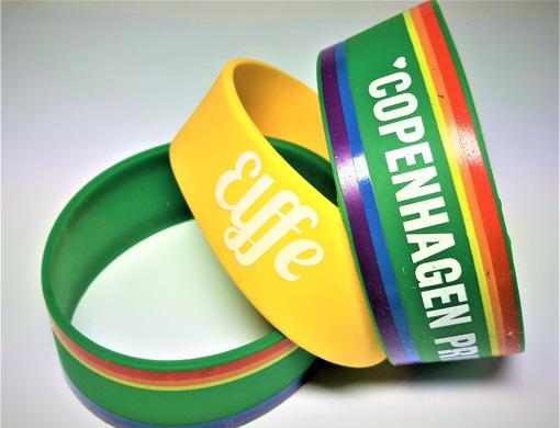 Wide Silicone Wristbands